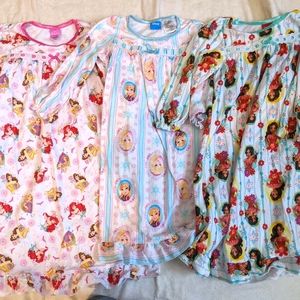 Fleece Disney princess nightgown lot